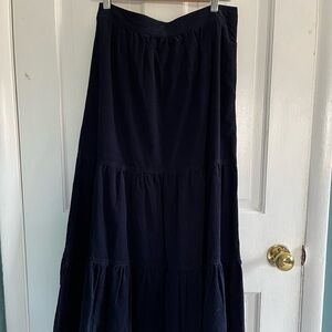 Boden Navy Maxi Skirt